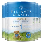 【新西兰直邮】BELLAMY'S有机婴儿奶粉贝拉米1段 6桶一箱